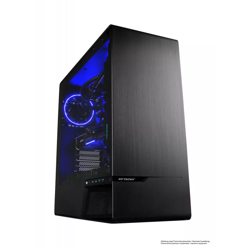 ERAZER Enforcer X10 Intel® Core™ i7 i7-14700KF 32 GB DDR5-SDRAM 1 TB SSD NVIDIA GeForce RTX 4070 Ti Super Windows 11 Home Komputer stacjonarny Czarny