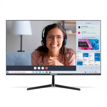 Monitor komputerowy MEDION P52726 68,6 cm (27 cali) 1920 x 1080 pikseli Full HD LCD Czarny