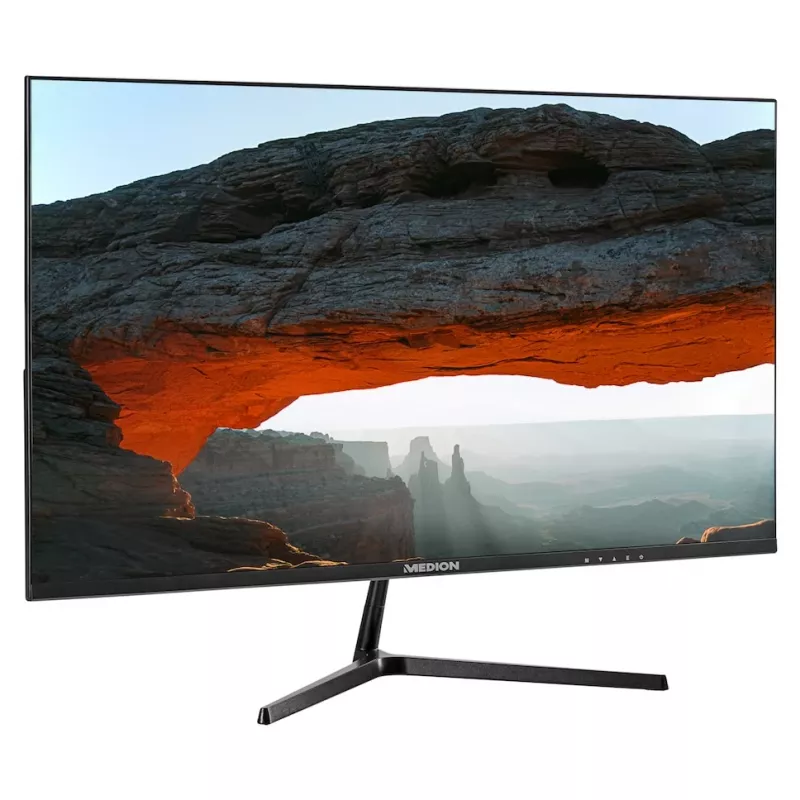 Monitor komputerowy MEDION P52726 68,6 cm (27 cali) 1920 x 1080 pikseli Full HD LCD Czarny