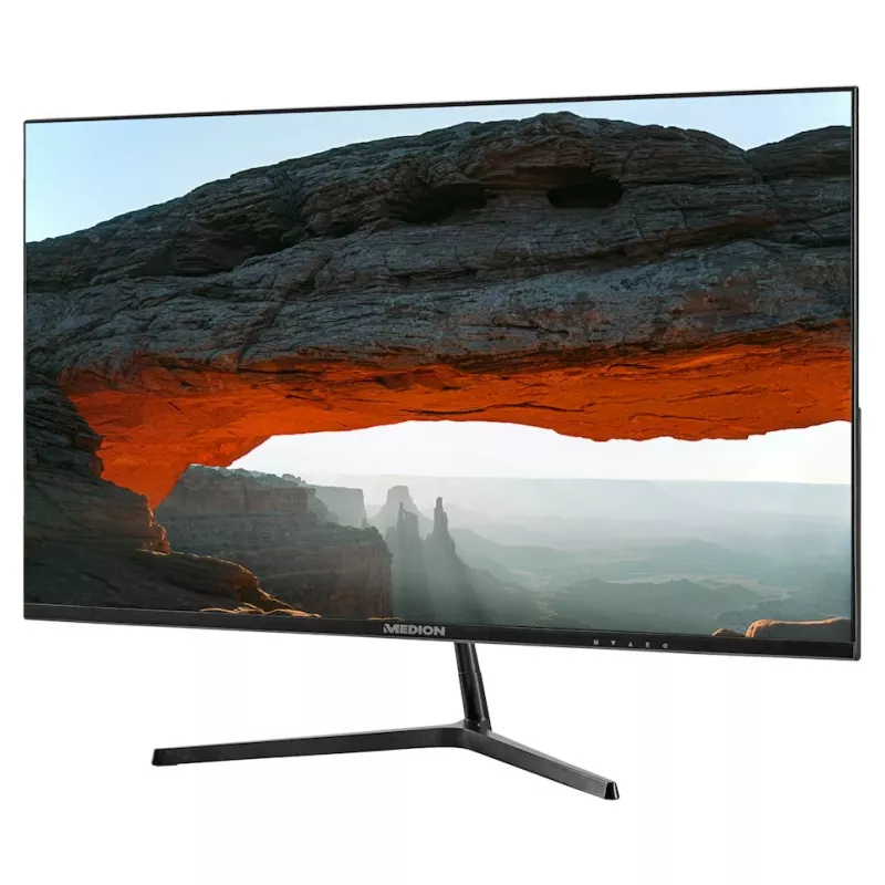 Monitor komputerowy MEDION P52726 68,6 cm (27 cali) 1920 x 1080 pikseli Full HD LCD Czarny