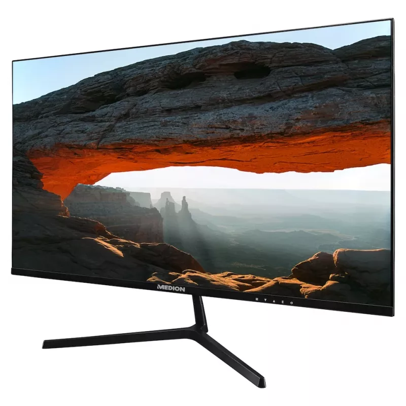 Monitor komputerowy MEDION P52726 68,6 cm (27 cali) 1920 x 1080 pikseli Full HD LCD Czarny