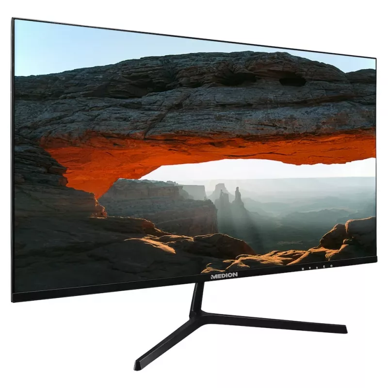 Monitor komputerowy MEDION P52726 68,6 cm (27 cali) 1920 x 1080 pikseli Full HD LCD Czarny