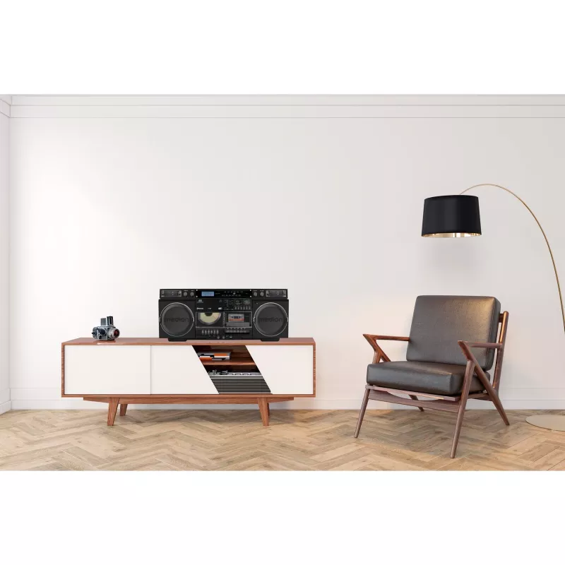 System muzyczny MEDION LIFE P66538 — 20 W, głośniki 2-drożne, DAB+/FM/PLL, Bluetooth, wyświetlacz LCD, czarny