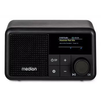 MEDION LIFE S66822 Przenośne cyfrowe radio Czarny