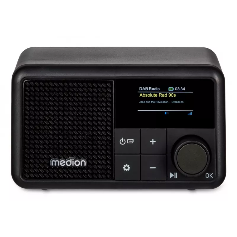 MEDION LIFE S66822 Przenośne cyfrowe radio Czarny