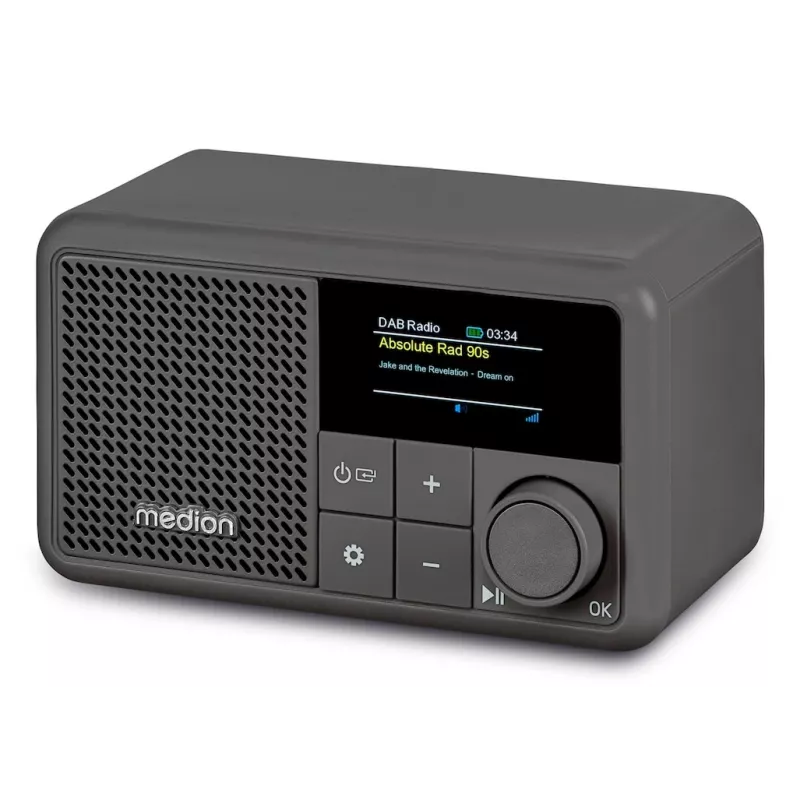MEDION LIFE S66822 Przenośne cyfrowe radio, szare