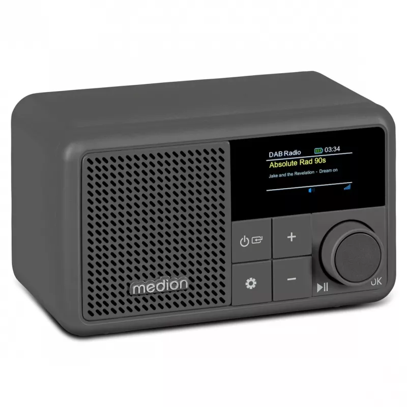 MEDION LIFE S66822 Przenośne cyfrowe radio, szare