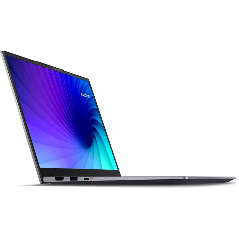 MEDION SPRCHRGD 14 S1 Elite MD62637 Snapdragon X1E-78-100 Laptop 35,6 cm (14 cali) WQXGA+ 16 GB LPDDR5-SDRAM 512 GB SSD Wi-Fi 6E (802.11ax) Windows 11 Home US English Szary