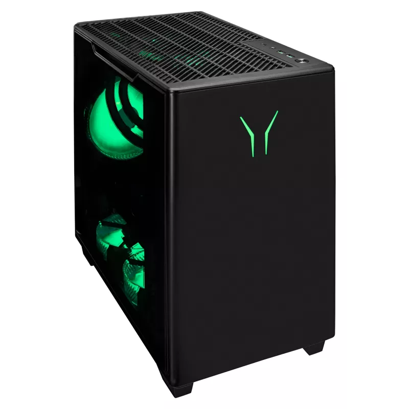 ERAZER Bandit P20 MD35462 Intel Core Ultra 7 265F 32 GB DDR5-SDRAM 1 TB SSD NVIDIA GeForce RTX 5070 Windows 11 Tower PC Czarny