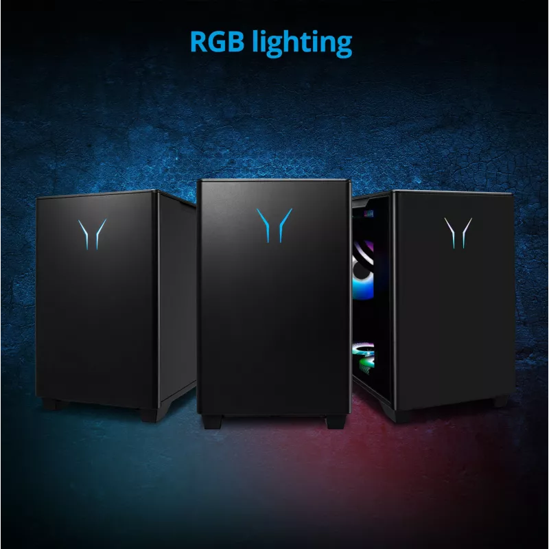 ERAZER Bandit P20 MD35462 Intel Core Ultra 7 265F 32 GB DDR5-SDRAM 1 TB SSD NVIDIA GeForce RTX 5070 Windows 11 Tower PC Czarny