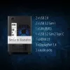 ERAZER Bandit P20 MD35462 Intel Core Ultra 7 265F 32 GB DDR5-SDRAM 1 TB SSD NVIDIA GeForce RTX 5070 Windows 11 Tower PC Czarny