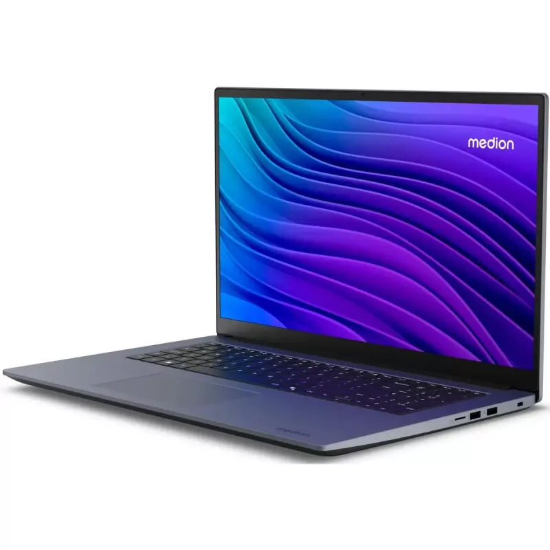 MEDION Avantum 17 E1e Intel Core 5 N100 Laptop 43.9 cm (17.3 inch) Full HD 4 GB DDR4-SDRAM 128 GB SSD Wi-Fi 5 (802.11ac) Windows 11 Home Czarny