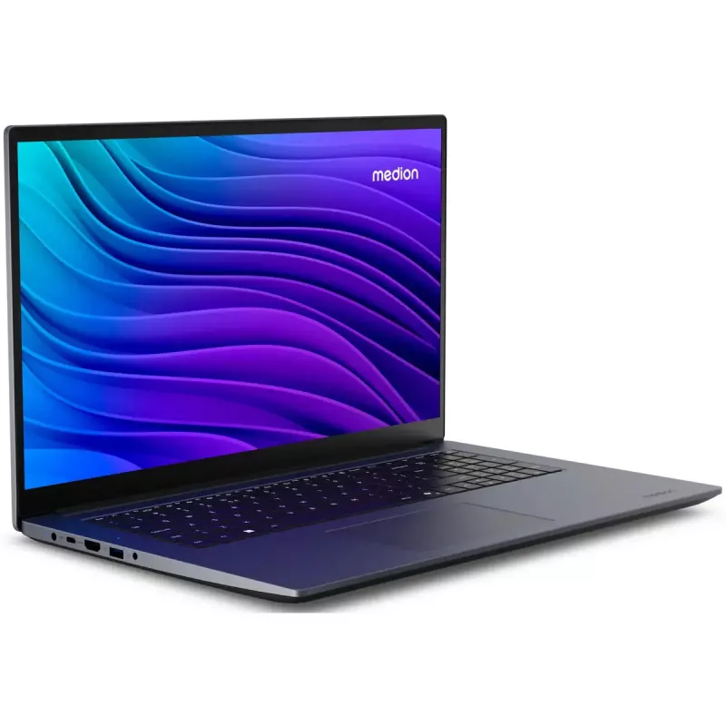 MEDION Avantum 17 E1e Intel Core 5 N100 Laptop 43.9 cm (17.3 inch) Full HD 4 GB DDR4-SDRAM 128 GB SSD Wi-Fi 5 (802.11ac) Windows 11 Home Czarny