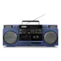 MEDION LIFE P66538 20 W Niebieski kompaktowy system audio — 20 W RMS, głośniki 2-drożne, DAB+/PLL, Bluetooth 10 m, napęd ładowany od przodu