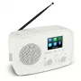 Radio internetowe MEDION 50078821 — DAB+/FM, Wi‑Fi 802.11a/b/g, 5 W RMS, 2,4 cala TFT, białe