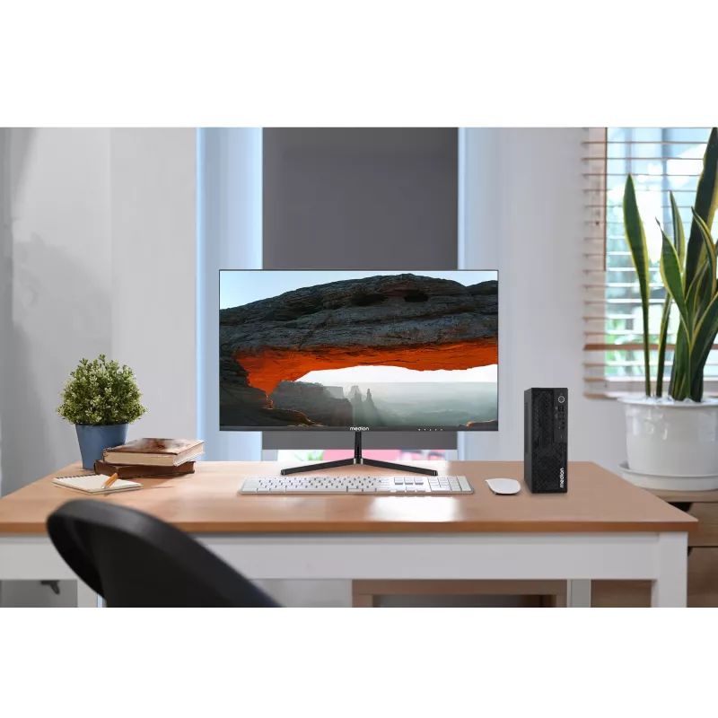 MEDION PICOWORX T80III MD340012 Intel Core Ultra 5 228V 32 GB DDR5-SDRAM 1 TB SSD Windows 11 Home Mini PC Czarny