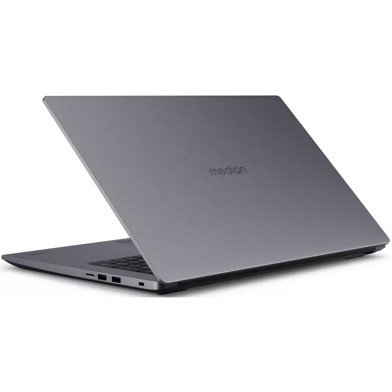 MEDION Avantum 17 E1e MD600001 Intel® N N100 Laptop 43.9 cm (17.3 cala) Full HD 4 GB DDR4-SDRAM 128 GB Flash Wi-Fi 6 (802.11ax) Windows 11 Home w trybie S Szary