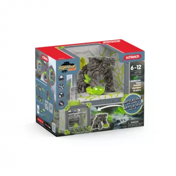 schleich ELDRADOR CREATURES BattleCave Kamienny Miażdżyciel, Akcja/Przygoda, Potwory i smoki, Kamienny Świat, 7 lat, Zielony, Szary