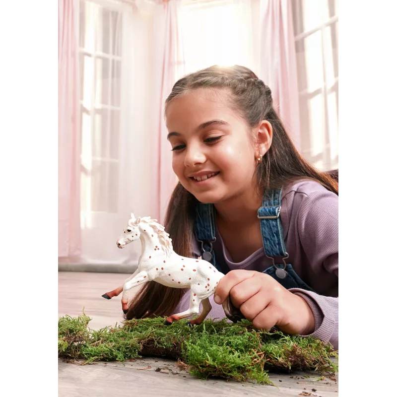 Schleich Horse Club 14917 klacz rasy knabstrup, figurka do zabawy