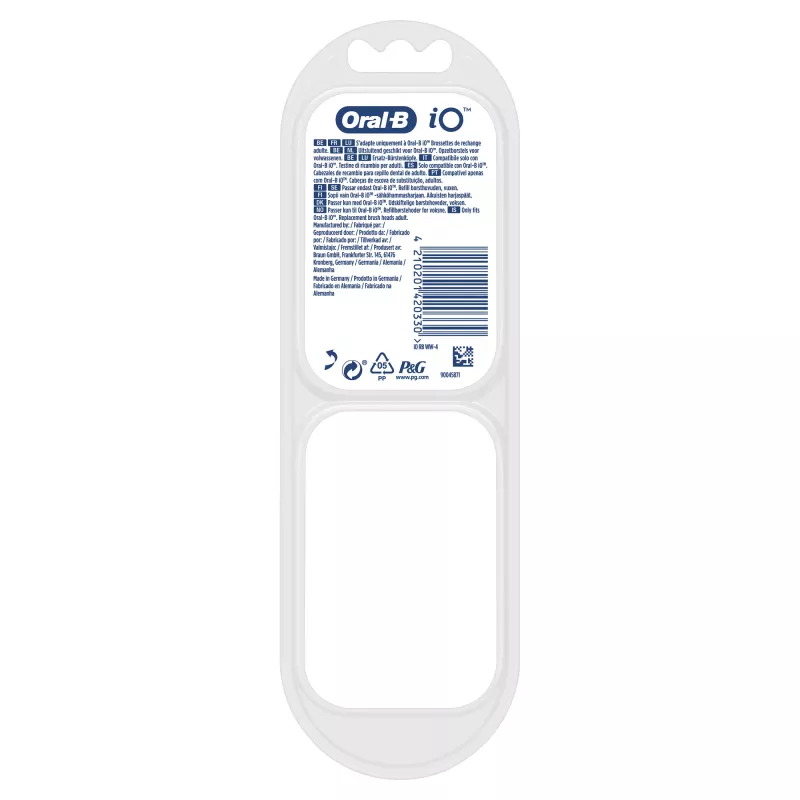 Końcówka do szczoteczki Oral-B 80365502 4 szt. Biała