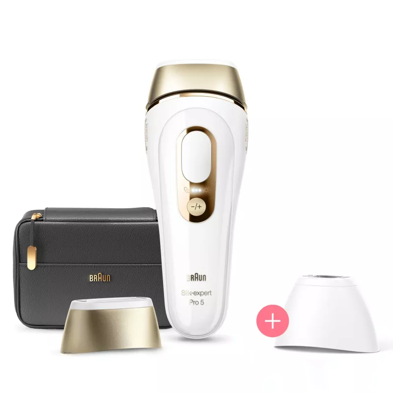 Braun Silk-expert Pro Silk·expert Pro 5 PL5140 Intensywne światło pulsacyjne (IPL) Złoty, Biały
