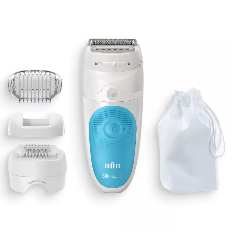 Braun Silk-épil 5 SES 5-605 28 pęset Niebieski, Biały