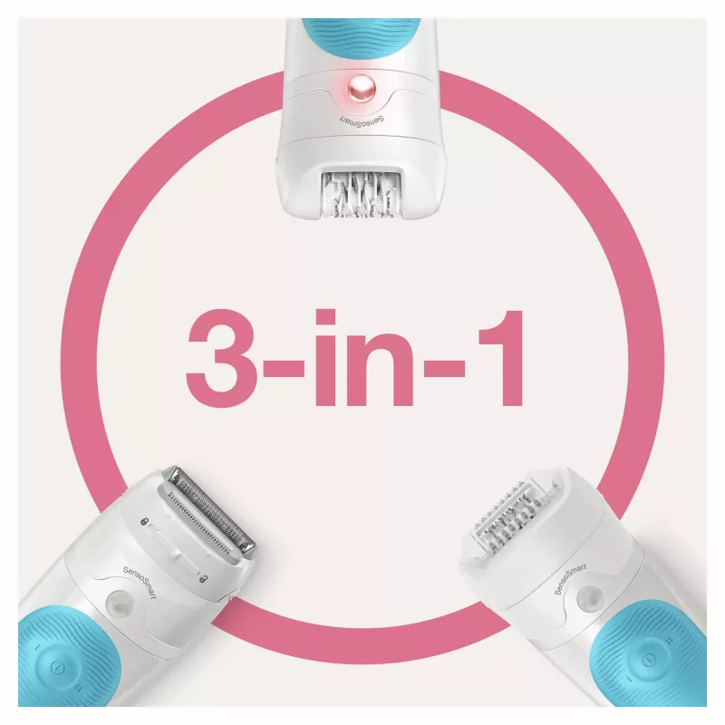 Braun Silk-épil 5 SES 5-605 28 pęset Niebieski, Biały