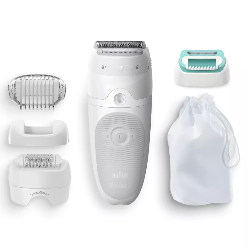 Braun Silk-épil 5 81770430 epilator 28 pęset Biały