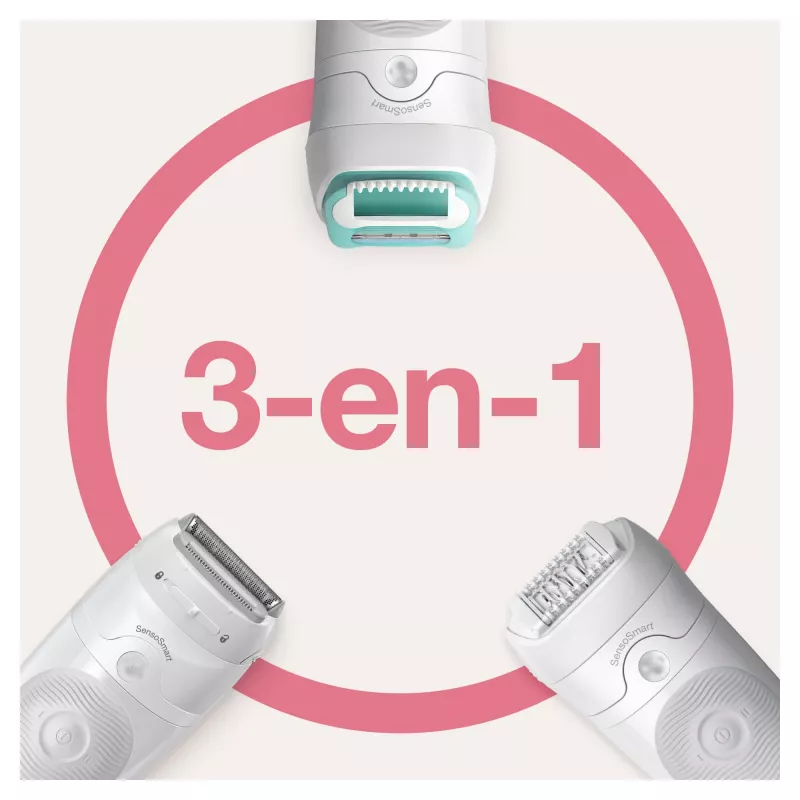 Braun Silk-épil 5 81770430 epilator 28 pęset Biały