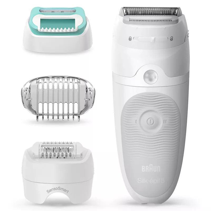 Braun Silk-épil 5 81770430 epilator 28 pęset Biały