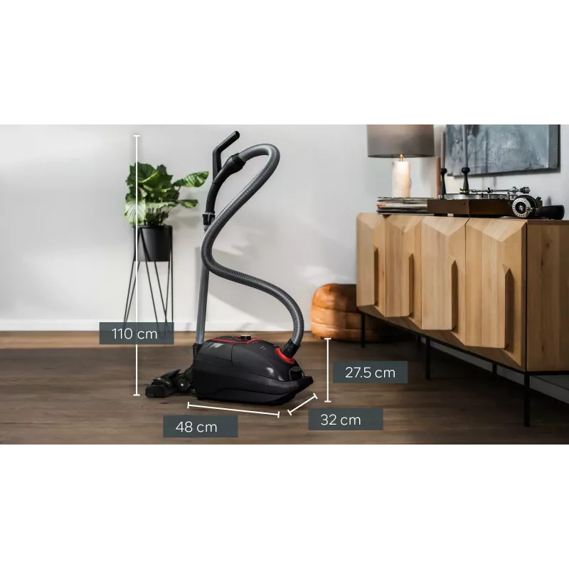 Odkurzacz Siemens VSZ7XTRM 5 L Cylinder vacuum Dry 750 W Worek na kurz