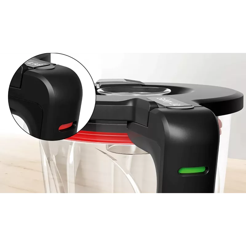 Bosch Serie 4 MMB6382M blender stołowy 1200 W Czarny, Stal nierdzewna