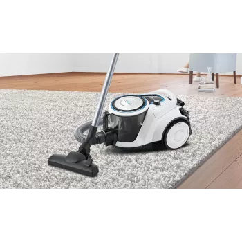 Bosch Serie 6 BGC41LSIL odkurwacz 2.4 L Odkurwacz cylindryczny Na sucho 600 W Bezworkowy