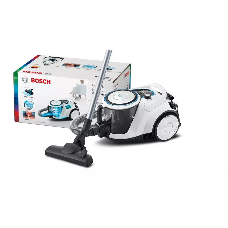 Bosch Serie 6 BGC41LSIL odkurwacz 2.4 L Odkurwacz cylindryczny Na sucho 600 W Bezworkowy