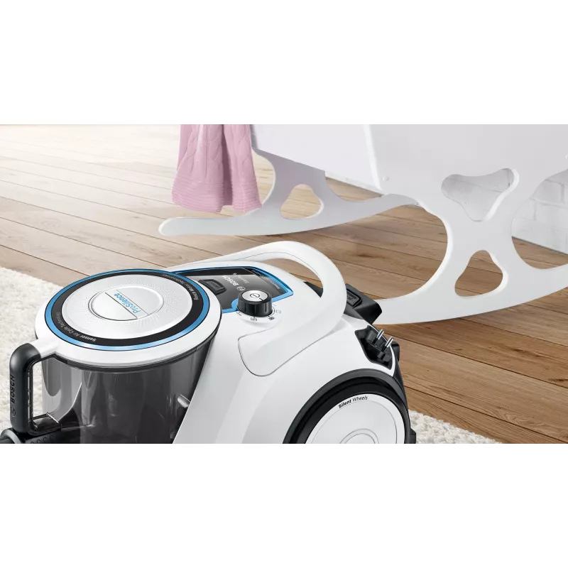 Bosch Serie 6 BGC41LSIL odkurwacz 2.4 L Odkurwacz cylindryczny Na sucho 600 W Bezworkowy
