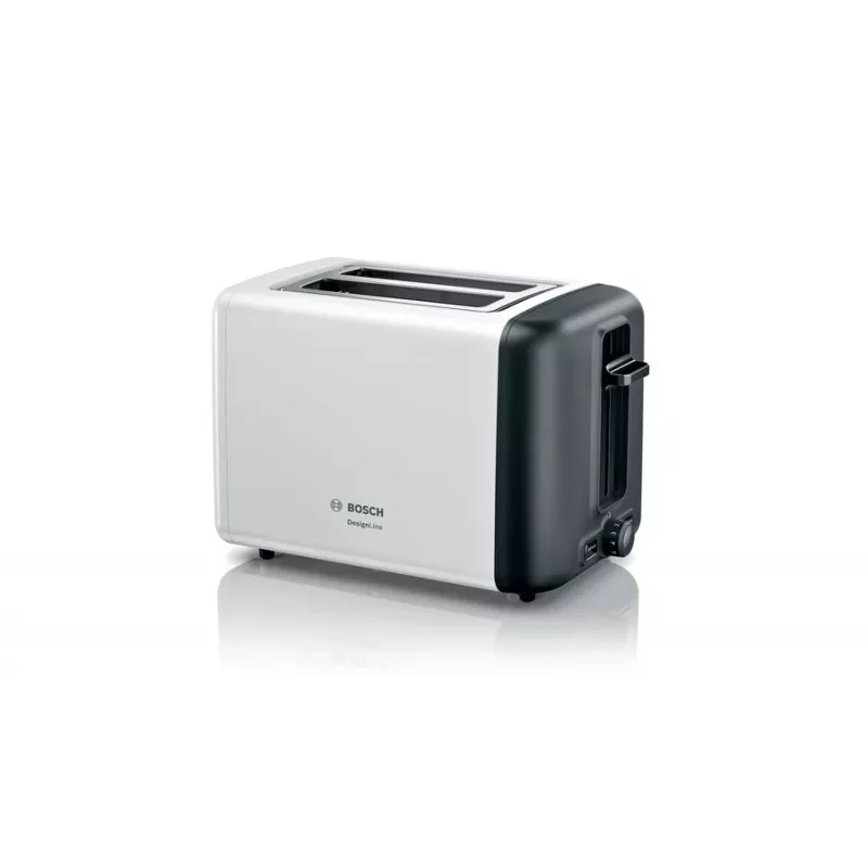 Toster Bosch TAT3P421DE 2 kromki 970 W Czarny, Biały