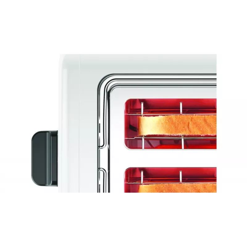 Toster Bosch TAT3P421DE 2 kromki 970 W Czarny, Biały