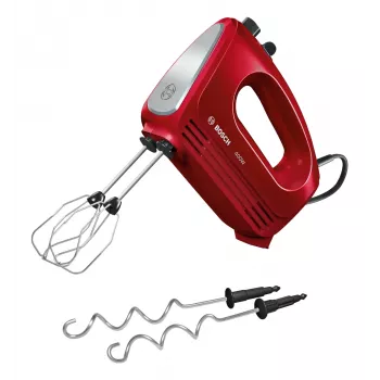 Bosch CleverMixx Mikser ręczny 400 W Czerwony, Stal nierdzewna