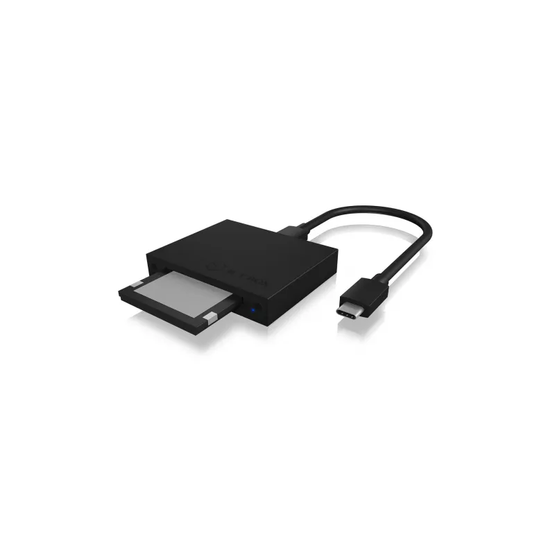 ICY BOX IB-CR402-C31 czytnik kart USB 3.1 (Gen 2) Type-C™ Czarny