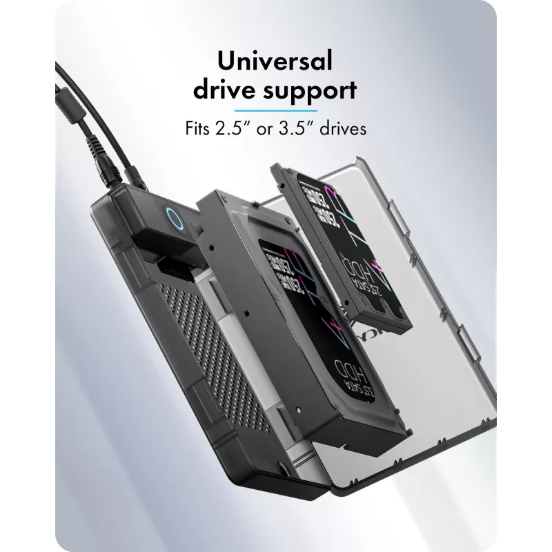 ICY BOX Spade Base 388 Obudowa na dyski 2,5 inch/3,5 inch SATA SSD/HDD