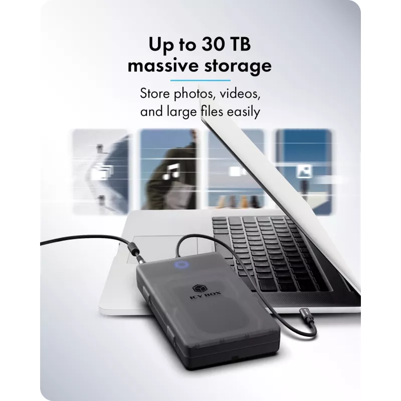 ICY BOX Spade Base 388 Obudowa na dyski 2,5 inch/3,5 inch SATA SSD/HDD