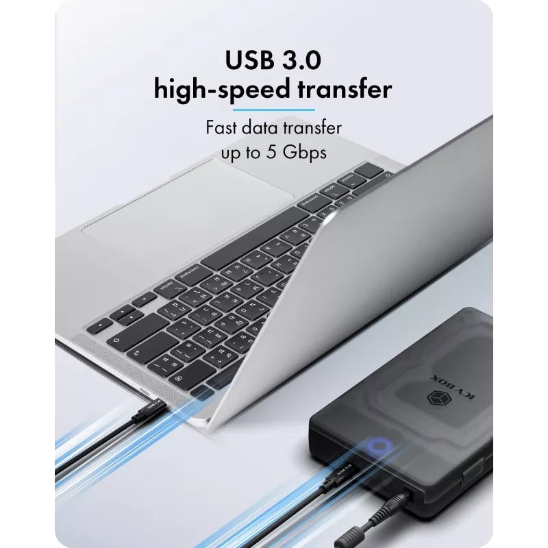 ICY BOX Spade Base 388 Obudowa na dyski 2,5 inch/3,5 inch SATA SSD/HDD