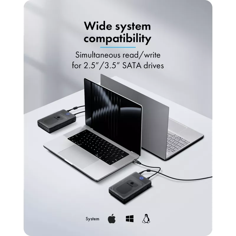 ICY BOX Spade Base 388 Obudowa na dyski 2,5 inch/3,5 inch SATA SSD/HDD