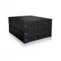 ICY BOX IB-573SSK-12G 8,89 cm (3,5 cala) Backplane Czarny