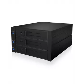 ICY BOX IB-573SSK-12G 8,89 cm (3,5 cala) Backplane Czarny