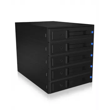 ICY BOX IB-575SSK-12G 8,89 cm (3,5 cala) Backplane Czarny
