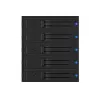 ICY BOX IB-575SSK-12G 8,89 cm (3,5 cala) Backplane Czarny