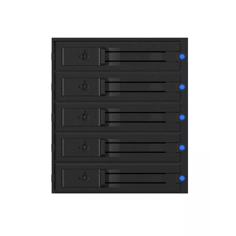 ICY BOX IB-575SSK-12G 8,89 cm (3,5 cala) Backplane Czarny