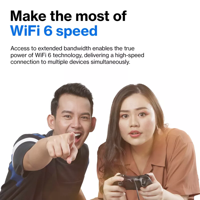 Linksys AX5400 Whole Home Mesh WiFi 6 system dwupasmowy, zestaw 2 szt.