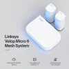 Linksys Velop Micro 6 Mesh System – Dwupasmowy system Wi-Fi 6 AX3000 (3 szt.)